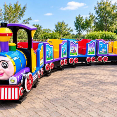 Kindertrein op rails