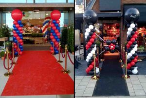 Ballonnenbogen en pilaren