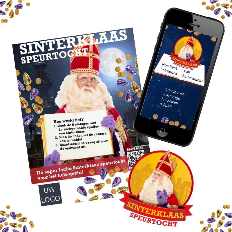 Sinterklaas etalage speurtocht