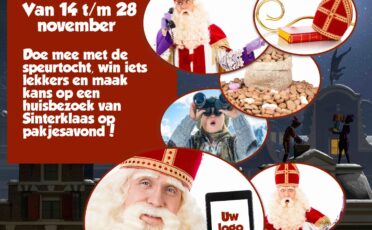 Sinterklaas etalage speurtocht